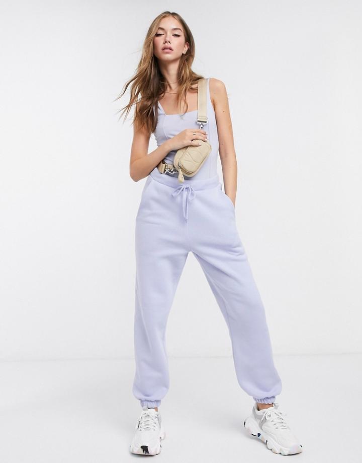 Asos Design Mix & Match Two-piece Oversized Jogger In Dusty Blue-green