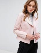 Helene Berman Pastel Biker Jacket - Pink