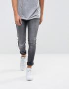Dml Jeans Skinny Jeans In Gray - Gray