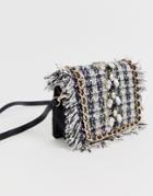 Aldo Adydda Tweed Jewel Crossbody Bag-multi
