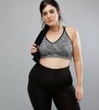 Nola Seamless Crop Top In Gray - Gray