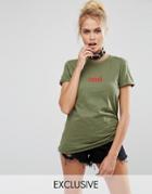 Adolescent Clothing Halloween Cursed T-shirt - Green