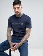 The North Face T-shirt With Never Stop Exploring Logo In Navy - Navy