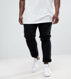 Farah Plus Drake Slim Fit Jean In Twill - Black