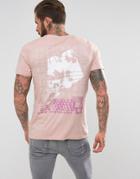 New Look T-shirt With La Print In Pink - Blue