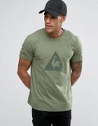 Le Coq Sportif Essential Flock T-shirt In Green 1710499 - Green