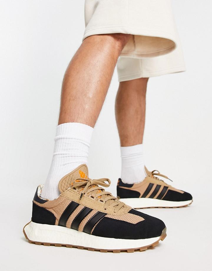 Adidas Originals Retropy E5 Sneakers In Black And Beige-neutral