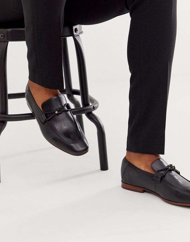 Ted Baker Siblal Loafers In Black - Black
