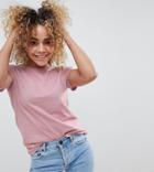 Asos Design Petite Ultimate Crew Neck T-shirt - Pink