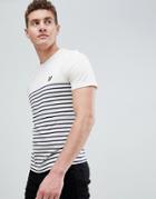 Lyle & Scott Breton Stripe T-shirt In White/navy - White