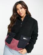 Ellesse Fleece In Black & Pink