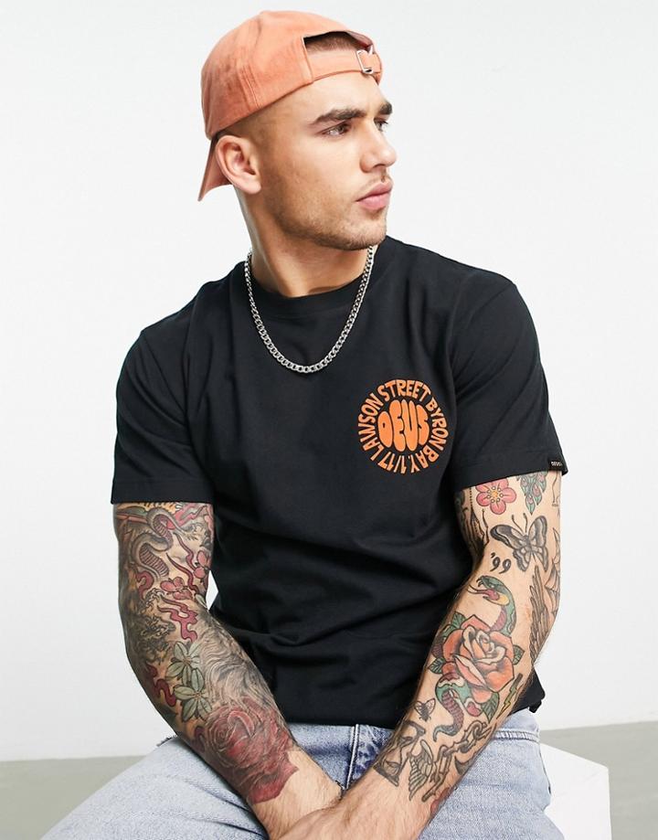 Deus Ex Machina Surf Crew Byron Bay T-shirt In Black