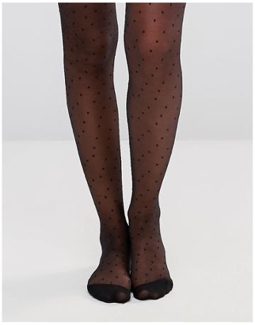 Gipsy Nouvelle Dot Tights - Black