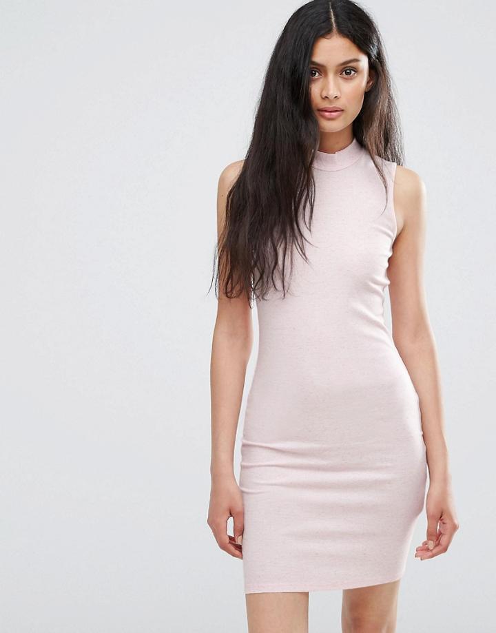 Only Pink Bodycon Dress - Pink