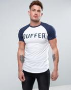 Duffer Raglan T-shirt In White - White