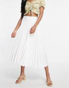 Closet Pleated Skirt-white