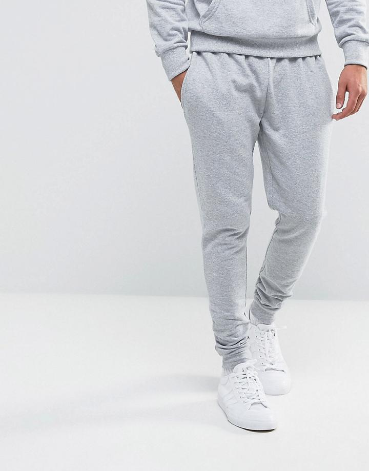 Ldn Dnm Slim Fit Tracksuit Joggers - Gray