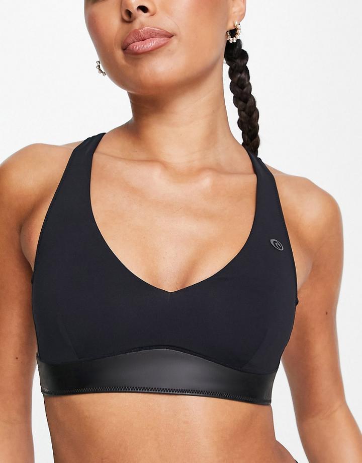 Rip Curl Mirage Ultimate Crop Bikini Top In Black