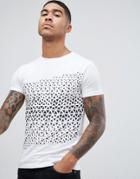 Soul Star Abstract Triangle T-shirt - White
