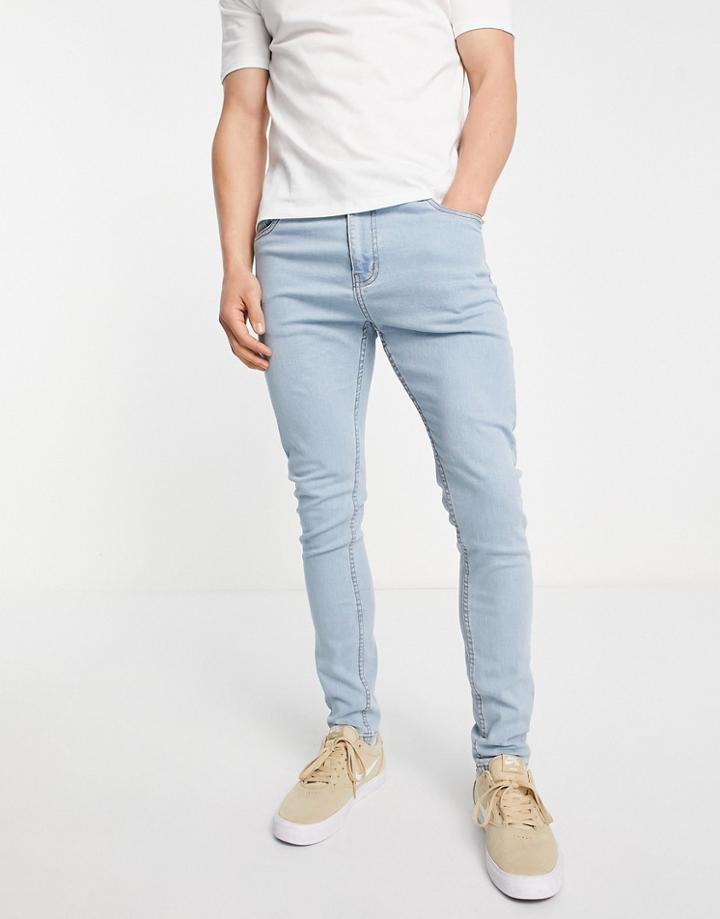 Brave Soul Skinny Fit Jeans In Light Blue