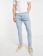 Brave Soul Skinny Fit Jeans In Light Blue