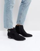 Call It Spring Luscar Flat Ankle Boots - Black