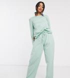Asos Design Petite Mix & Match Jersey Pyjama Pants-green