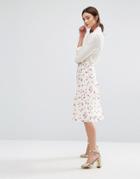 Newlily Wrap Around Floral Skirt - Multi