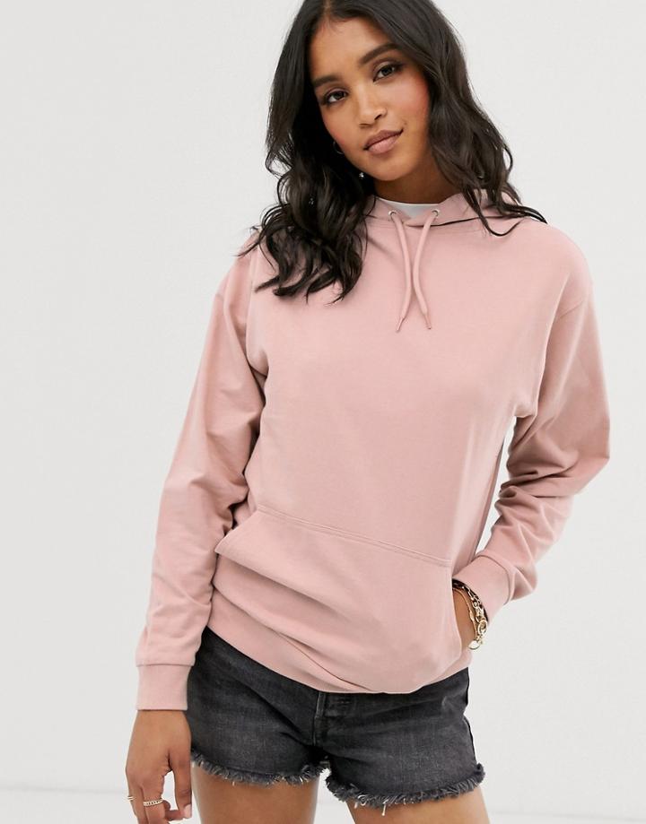 Asos Design Ultimate Hoodie In Pink