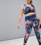 Rainbeau Curve Floral Print Legging - Multi
