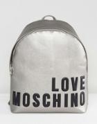 Love Moschino Backpack - Silver