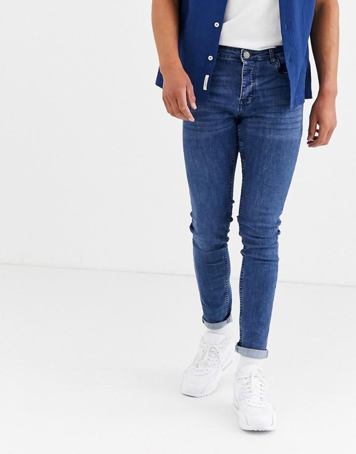 Brave Soul Skinny Jeans-blue