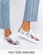 Asos Date Patchwork Sneakers - Silver
