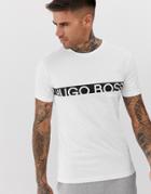 Boss Bodywear Slim Fit Logo T-shirt In White - White
