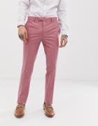 Twisted Tailor Super Skinny Suit Pants In Dusky Pink - Pink
