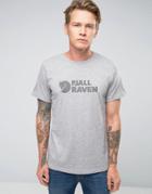 Fjallraven T-shirt With Logo In Gray - Gray