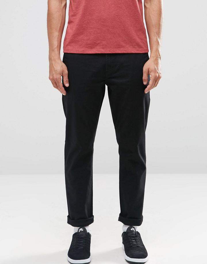 Troy Slim Fit Chino - Black