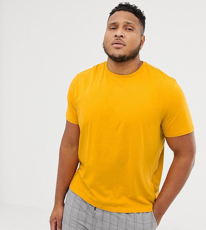 New Look Plus T-shirt In Yellow - Yellow