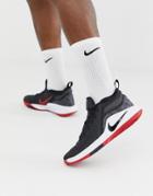 Nike Basketball Lebron Witness Sneakers In Black