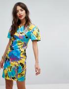 Love Moschino Acid T-shirt Dress - Multi