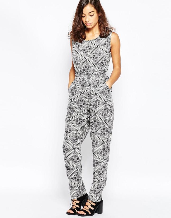 Diya Jumpsuit In Scarf Print