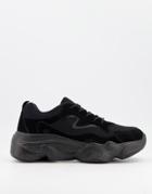 Truffle Collection Chunky Dad Sneakers In Black