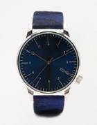 Komono Winston Camo Print Watch - Blue