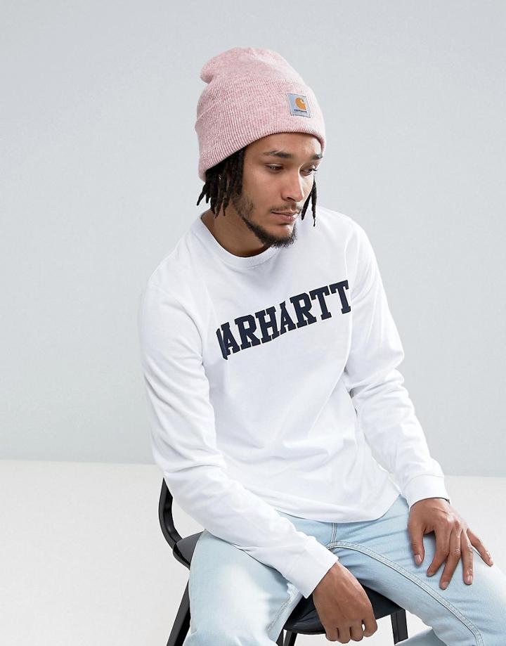 Carhartt Wip Watch Beanie - Pink
