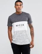 Nicce London Panel T-shirt - Black