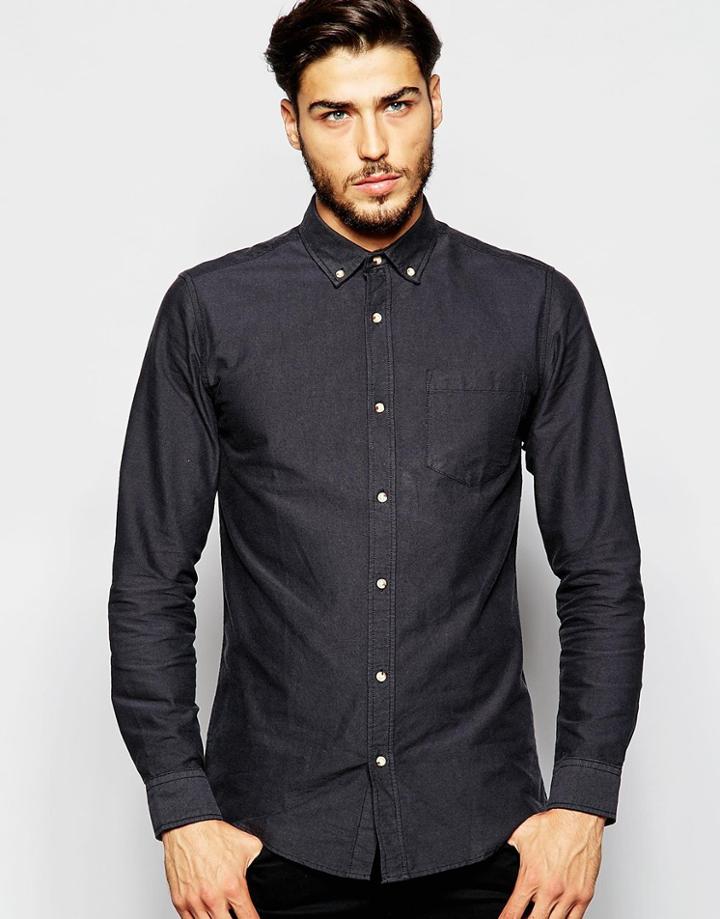 Adpt Oxford Shirt - Dark Gray