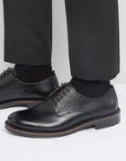 Kg By Kurt Geiger Derby Shoes In Black Leather - Black