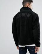 Edwin Borg Jacket With Back Applique - Black