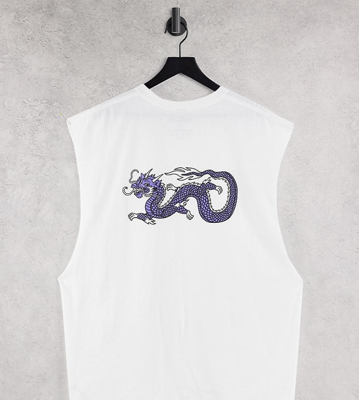 Hnr Ldn Plus Dragon Backprint Sleeveless T-shirt-neutral