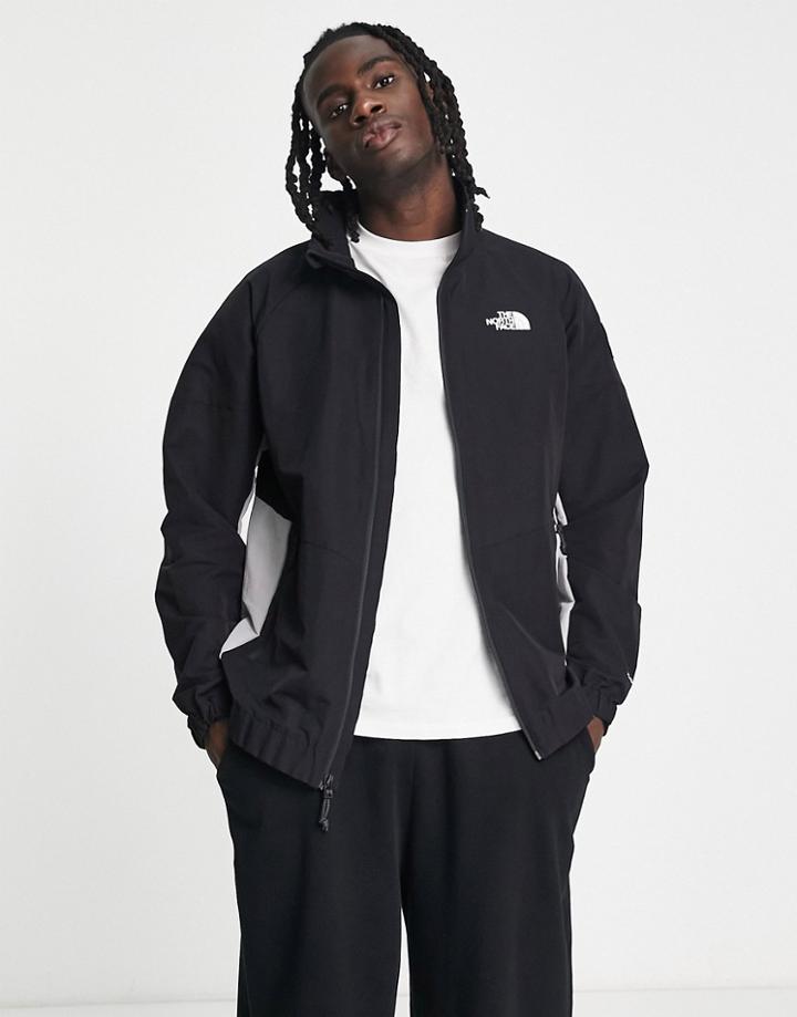 The North Face Phlego Track Jacket In Black/gray